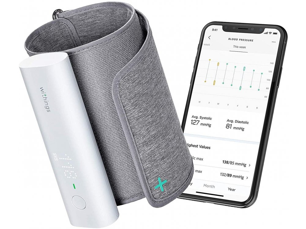Withings BPM Connect Arm Blood Pressure Monitor - Smart Πιεσόμετρο Μπράτσου με App & WiFi