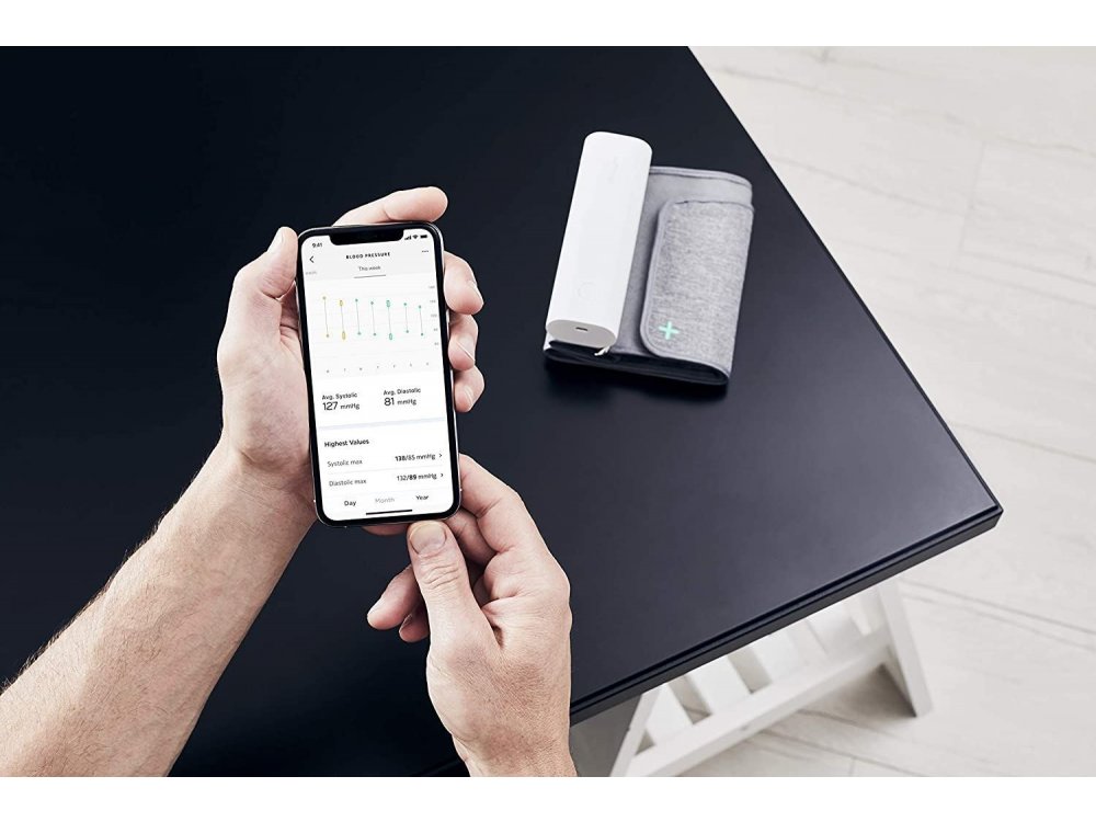 Withings BPM Connect Arm Blood Pressure Monitor - Smart Πιεσόμετρο Μπράτσου με App & WiFi