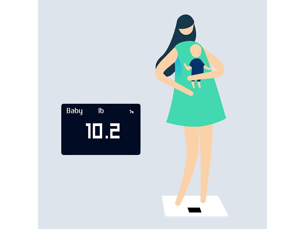 Withings Body+, Έξυπνη ζυγαριά, Λιπομετρητής, Δείκτης Μάζας Σώματος με Fitness APP μέσω Bluetooth & WiFi, Μαύρη - WBS05-BLK