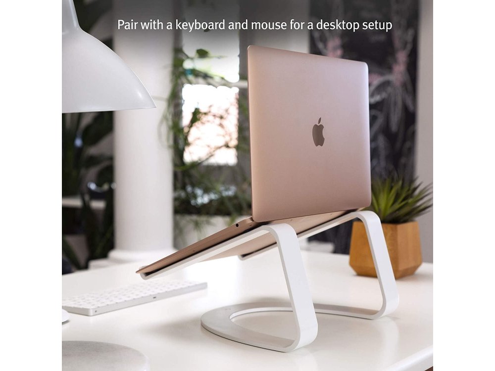 Twelve South Curve Stand/Βάση για Laptop / Macbook 11-17", Εργονομική, White - 12-1915