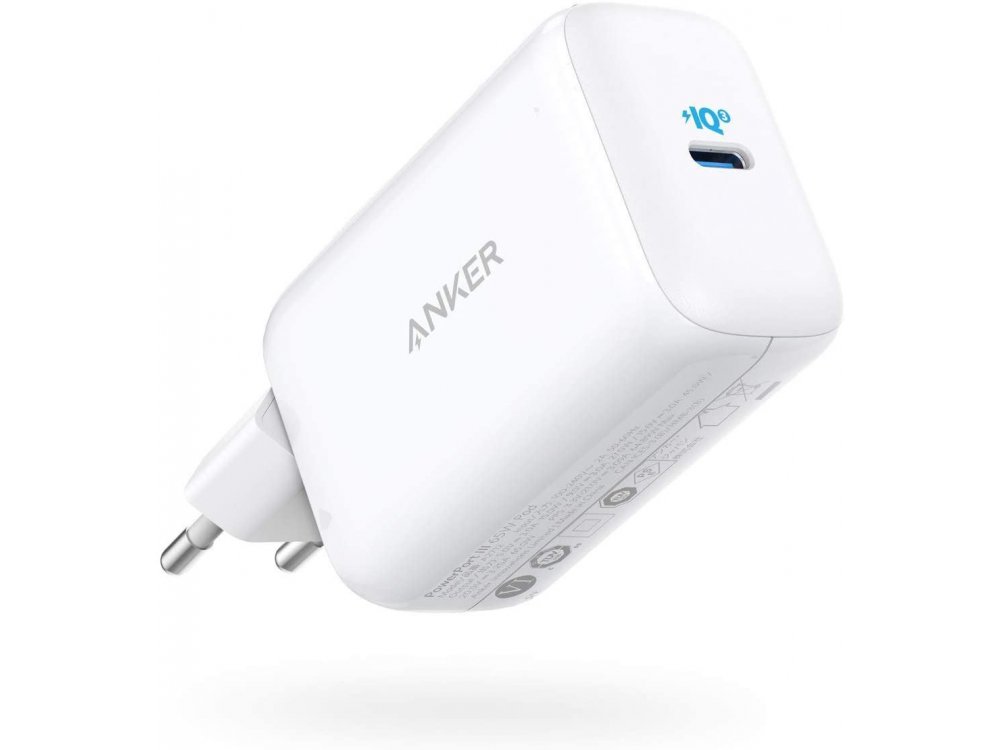 Anker PowerPort III Pod Wall charger 65W with Power Delivery, PPS, PIQ 3.0 & MiniFuel - A2712321