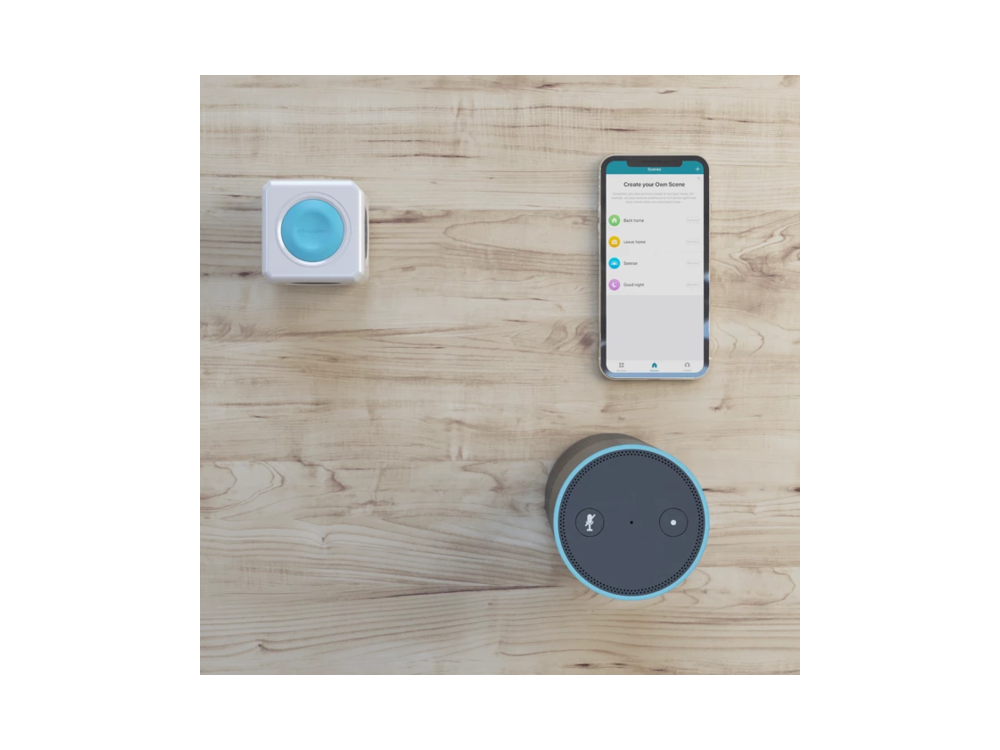 Allocacoc PowerCube Original SmartHome Πολύπριζο 4 Θέσεων Σούκο & Smart Χειρισμό μέσω App WiFi - 10753/DEEXSH