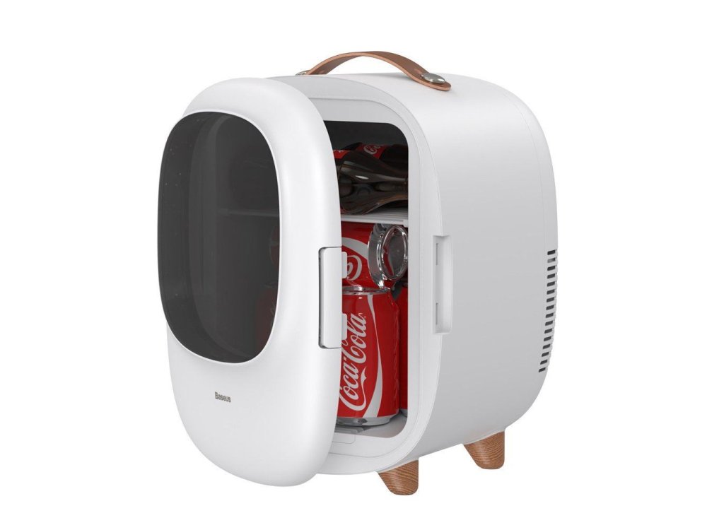 Baseus Zero Space Refrigerator 8L, Μίνι Φορητό Ψυγείο 220V EU, Λευκό - CRBX01-A02