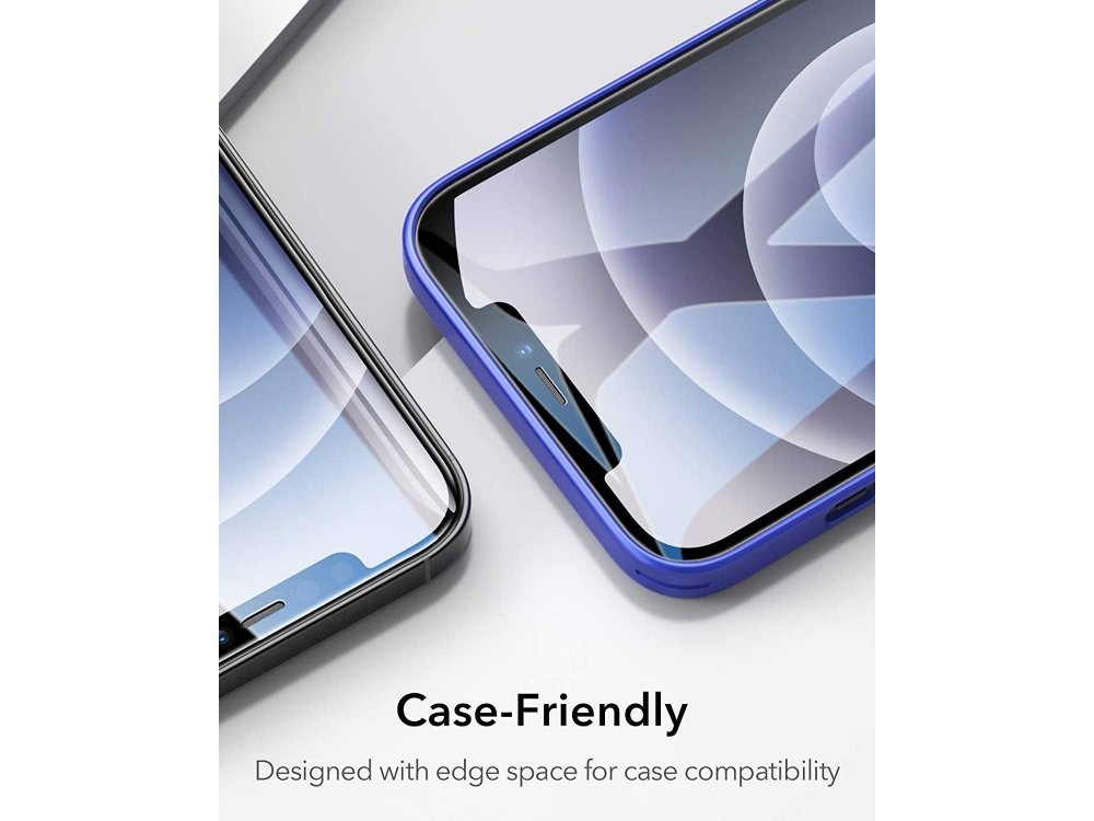 ESR iPhone 12 Mini Tempered Glass Premium Screen Protector με Installation frame, Σετ των 3