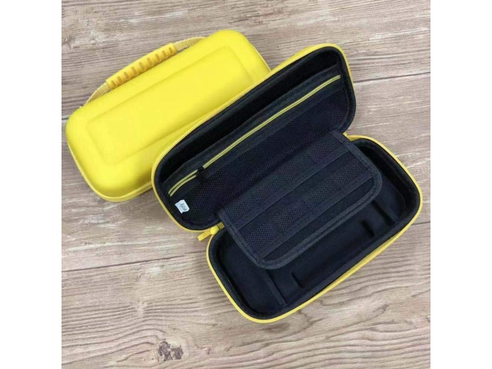 Orzly Nintendo Switch Lite carrying case for device and accessories, Yellow