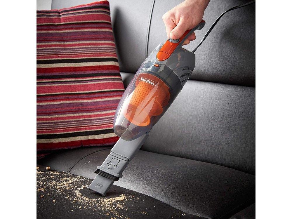VonHaus UV Light Ηλεκτρική σκούπα χειρός, Αντιαλλεργιογόνα 2-in-1, 550W, Ρεύματος, Με Φίλτρο HEPA - 3007641