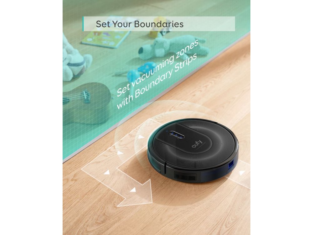 Anker Eufy RoboVac G30 Verge Smart Robot Vacuum with Smart Dynamic Navigation 2.0 & WiFi - Super-Slim - T2252G11