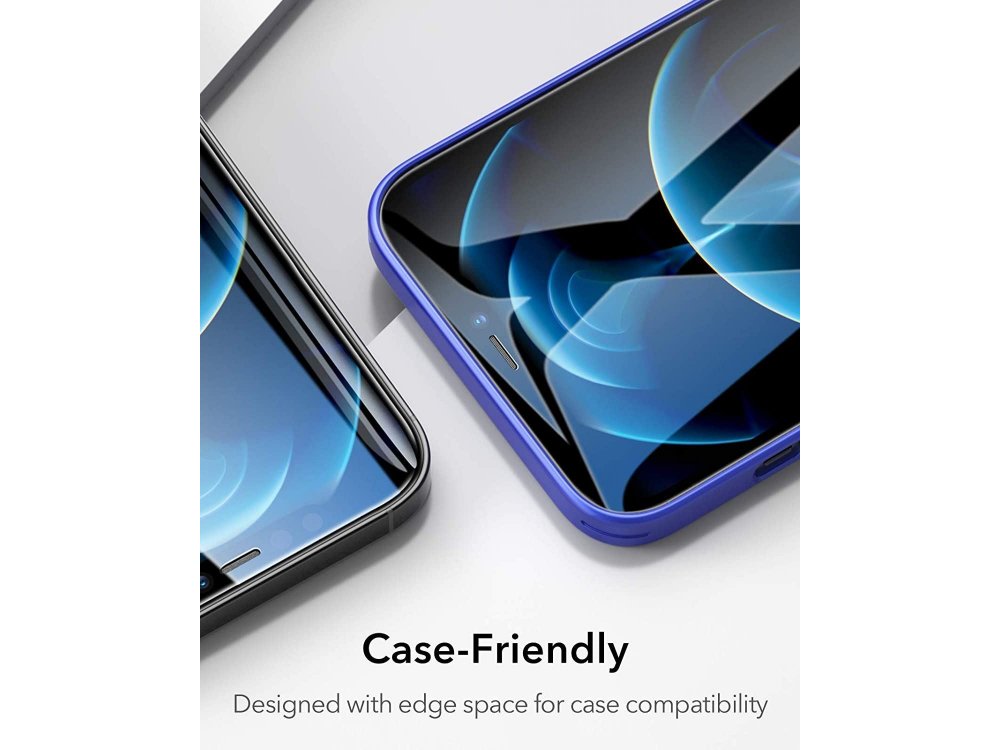 ESR iPhone 12 Pro Max Tempered Glass Premium Screen Protector με Installation frame, Σετ των 3