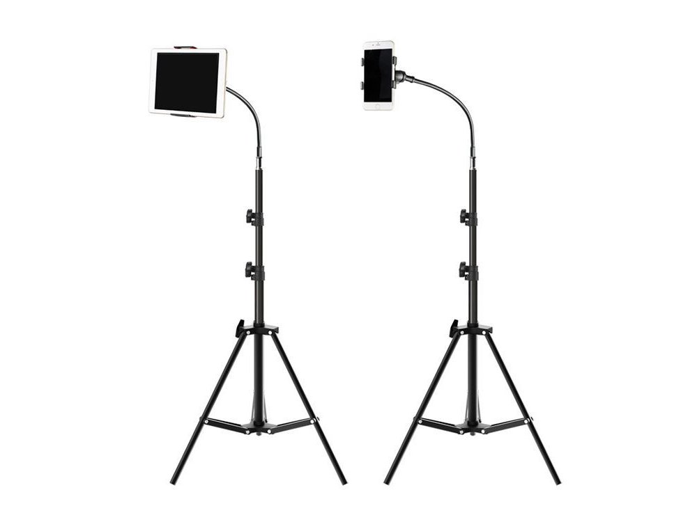Nordic Τρίποδο Tablet / Smartphone Stand, Ρυθμιζόμενο έως 210cm, Gooseneck - MFK-018