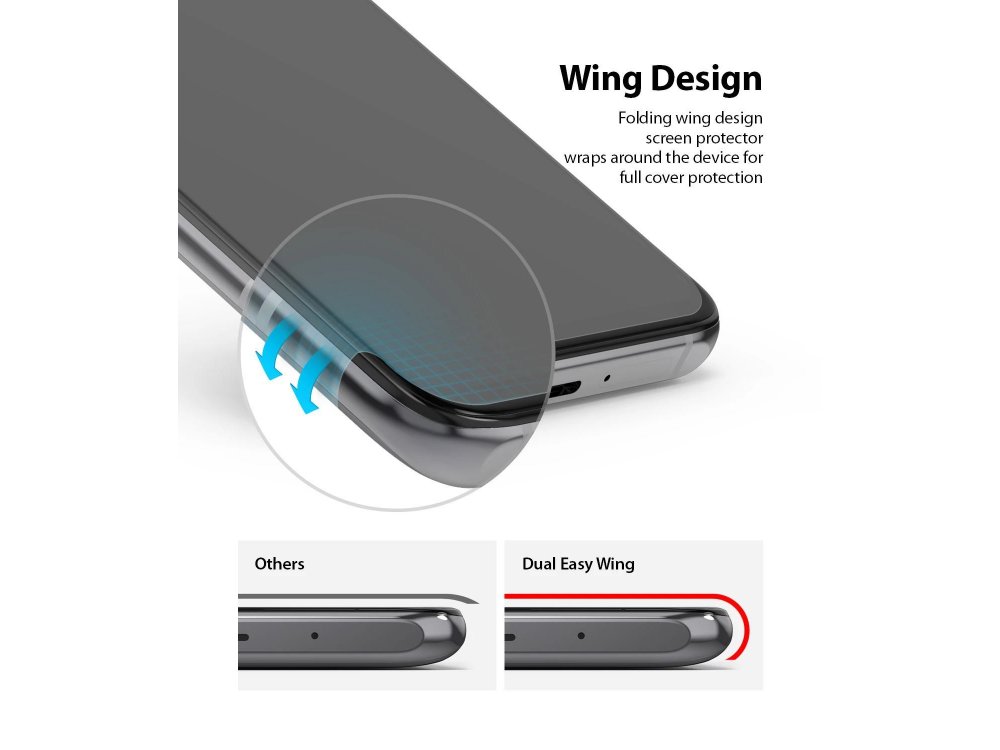 Ringke Xiaomi Mi 10T / Mi 10T Pro Screen Protector, Dual Easy Wing, Set of 2