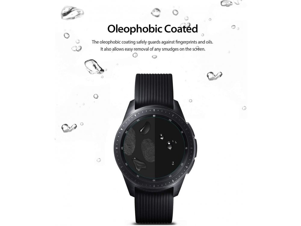 Ringke Galaxy Watch 41mm / 42mm Invisible Defender 4x ID Glass, Προστασία Οθόνης - G4as015, Σετ των 4