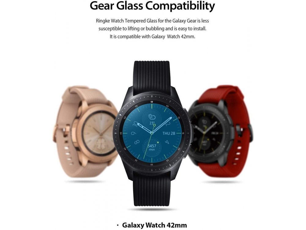 Ringke Galaxy Watch 41mm / 42mm Invisible Defender 4x ID Glass, Προστασία Οθόνης - G4as015, Σετ των 4