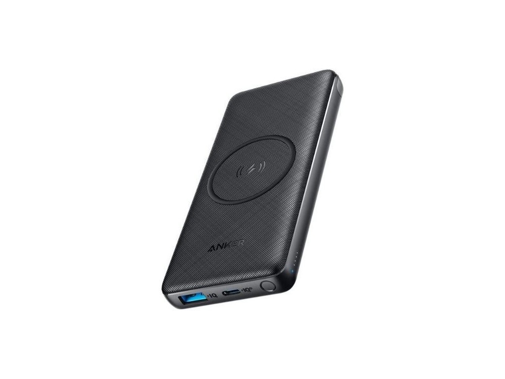 Anker PowerCore III 10k Power Bank 18W PD, QC3.0, Wireless Charging 10W & Built-In Stand, Black - A1617H11 - OPEN PACKAGE