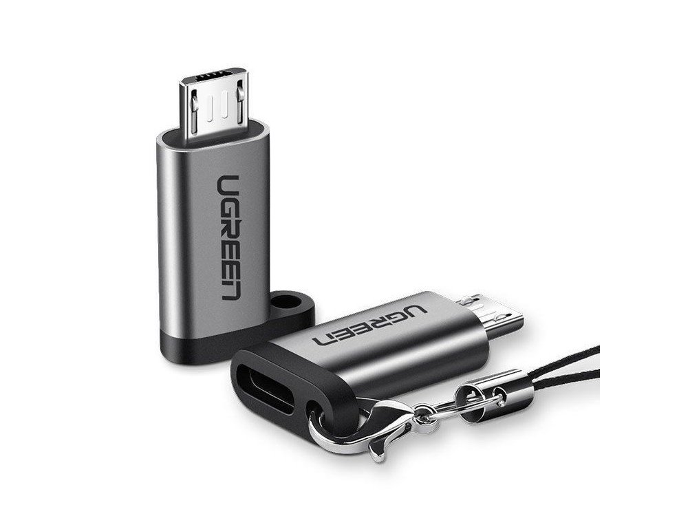 Ugreen USB-C Adapter Female to Micro-USB - 50590, Silver