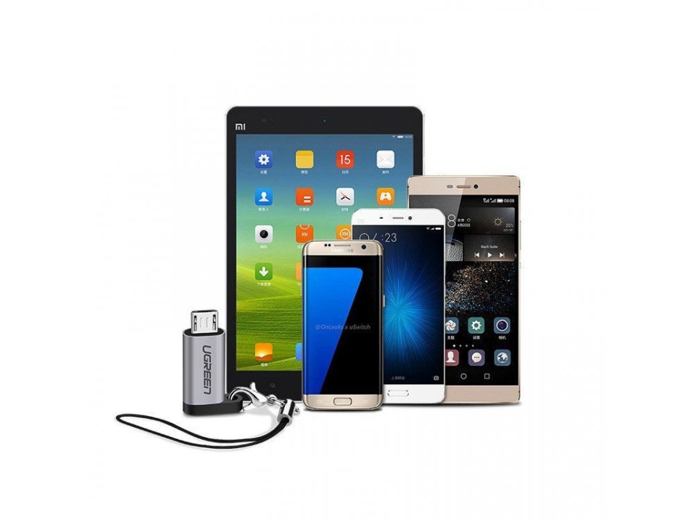 Ugreen USB-C Adapter Female to Micro-USB - 50590, Silver