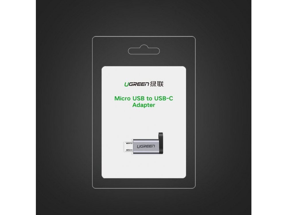 Ugreen USB-C Adapter Female to Micro-USB - 50590, Silver