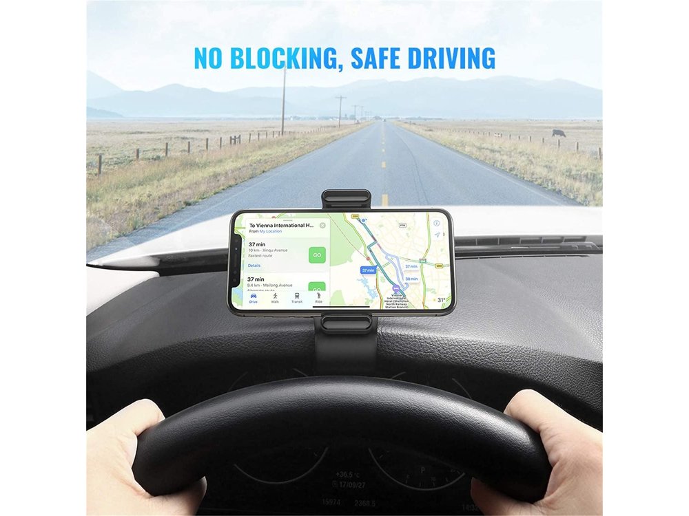 Ugreen Car Bracket Dashboard Mount, Car Dashboard Stand with clamp - 60796