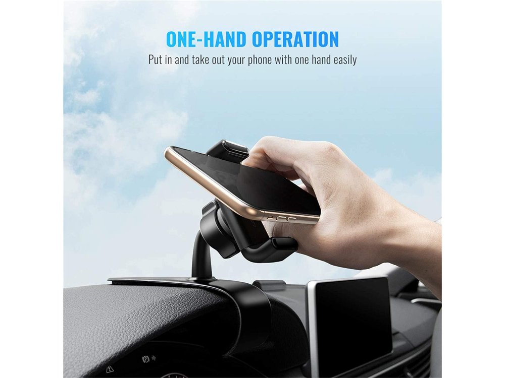 Ugreen Car Bracket Dashboard Mount, Car Dashboard Stand with clamp - 60796