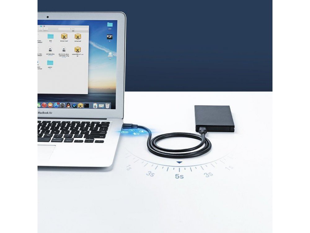 Ugreen USB 2.0 Type A 0,5μ. Male to Male Cable, Καλώδιο USB Αρσενικό σε Αρσενικό - 10308