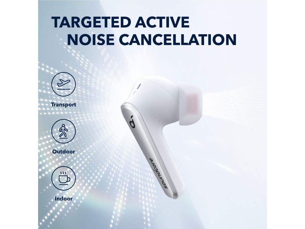 Anker Soundcore Liberty Air 2 Pro ANC Bluetooth Ακουστικά TWS - A3951G21, Λευκά