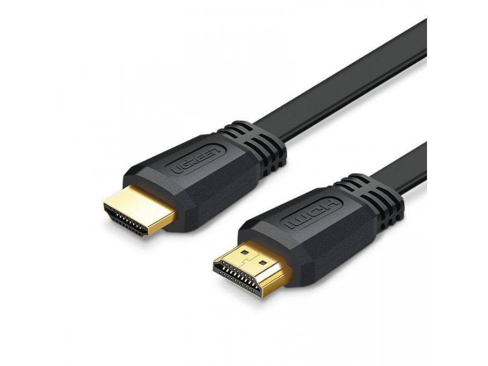 Ugreen HDMI v2.0 Καλώδιο 1,5μ. Επιχρυσωμένο 4Κ@60Hz, Flat - 50819