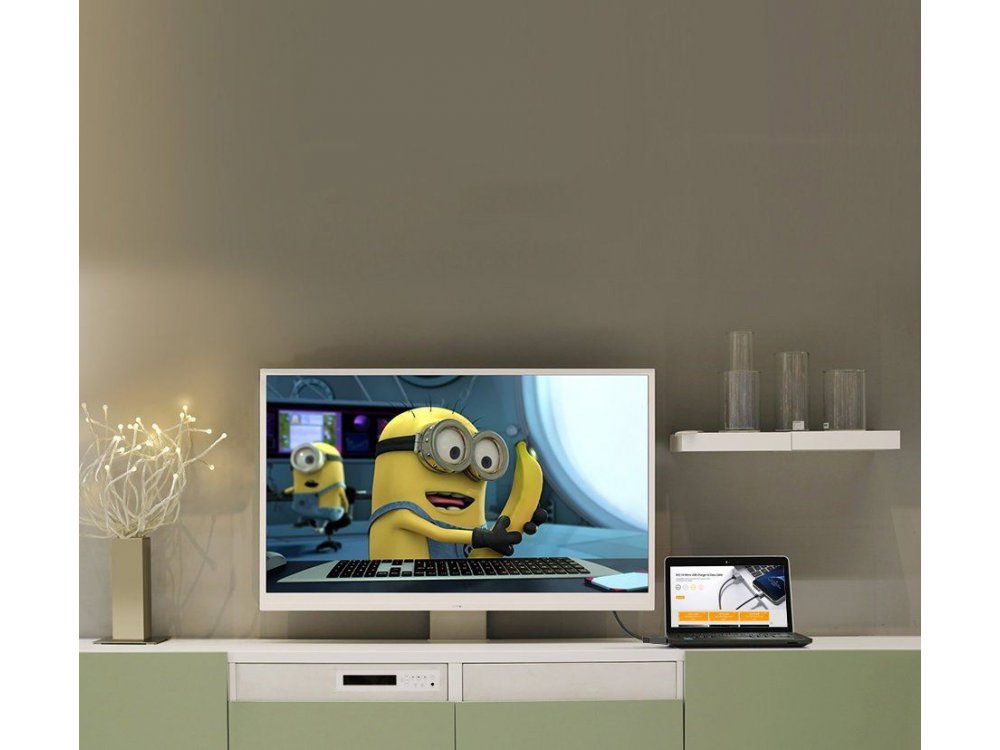 Ugreen HDMI v2.0 Καλώδιο 1,5μ. Επιχρυσωμένο 4Κ@60Hz, Flat - 50819