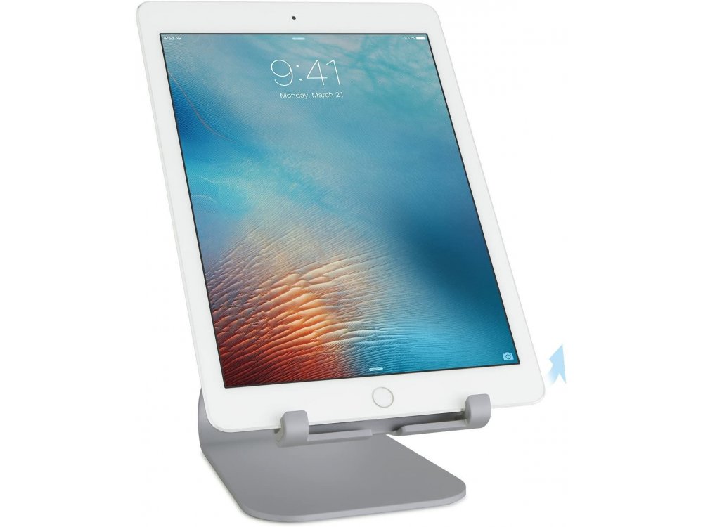 Rain Design mStand Tablet Plus Stand / Tablet / iPad Adjustable for devices up to 13 ", Space Gray - 10055