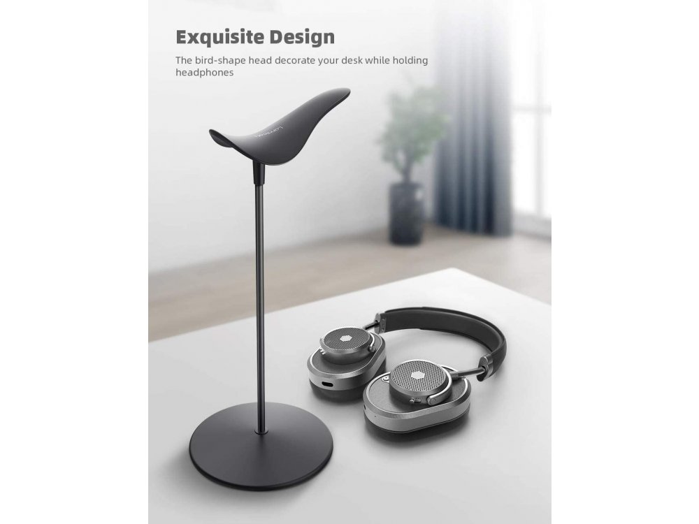 Lamicall H1 Headphone Βάση / Stand & Hanger για Ακουστικά & Headset, Μαύρη