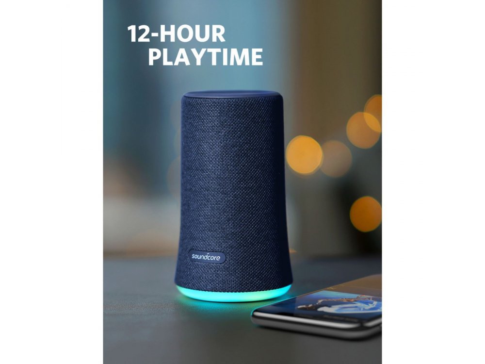 Anker Soundcore Flare 2, Φορητό Αδιάβροχο Bluetooth 5.0 Ηχείο 20W - A3165G31, Μπλε