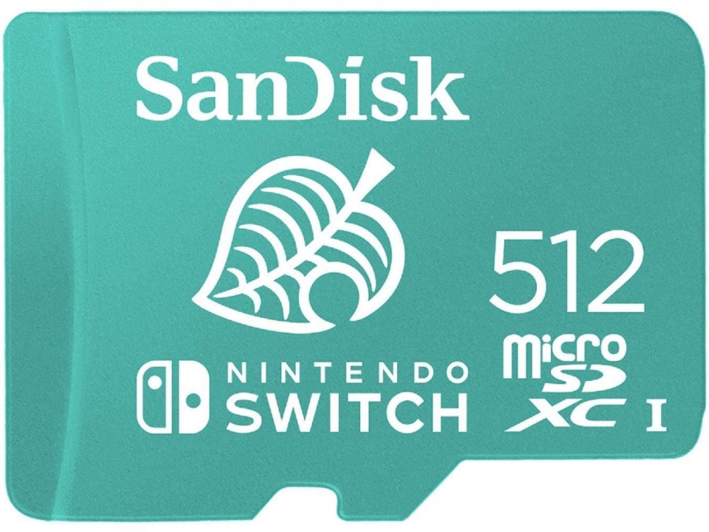Sandisk micro SDXC 512GB card for Nintendo Switch - SDSQXAO-512G-GNCZN