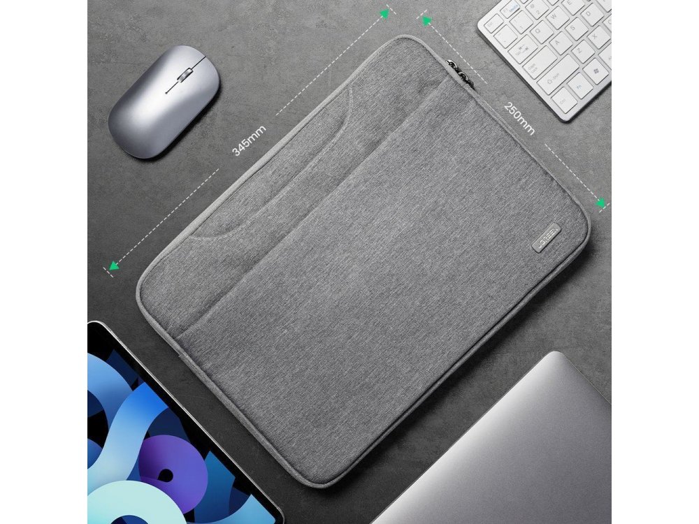 Ugreen Τσάντα Laptop Sleeve/Θήκη για Macbook/iPad Pro/DELL XPS/HP/Surface 3/Envy κ.α. 13" - 20448, Γκρι