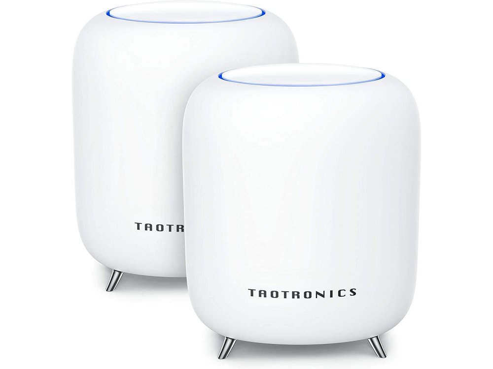 TaoTronics Mesh WiFi Router, Tri-Band AC3000 WiFi Router/Extender 3Gbps, Κάλυψη 450τ.μ. Σετ των 2 - TT-ND001