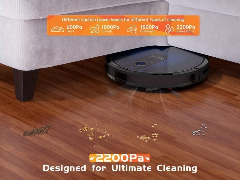 Kyvol Cybovac E31 Smart Robot Vacuum / Mopping Cleaner with Mopping Function, 2200Pa with App & Gyroptic Navigation System