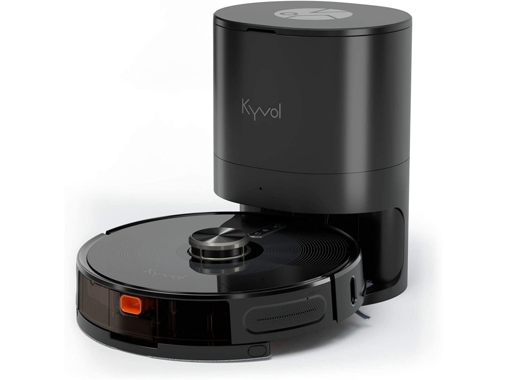 Kyvol Cybovac S31 Smart Robot Vacuum / Mopping Cleaner με Λειτουργία Σφουγγαρίσματος, 3000Pa, με Βάση & App, Μαύρη