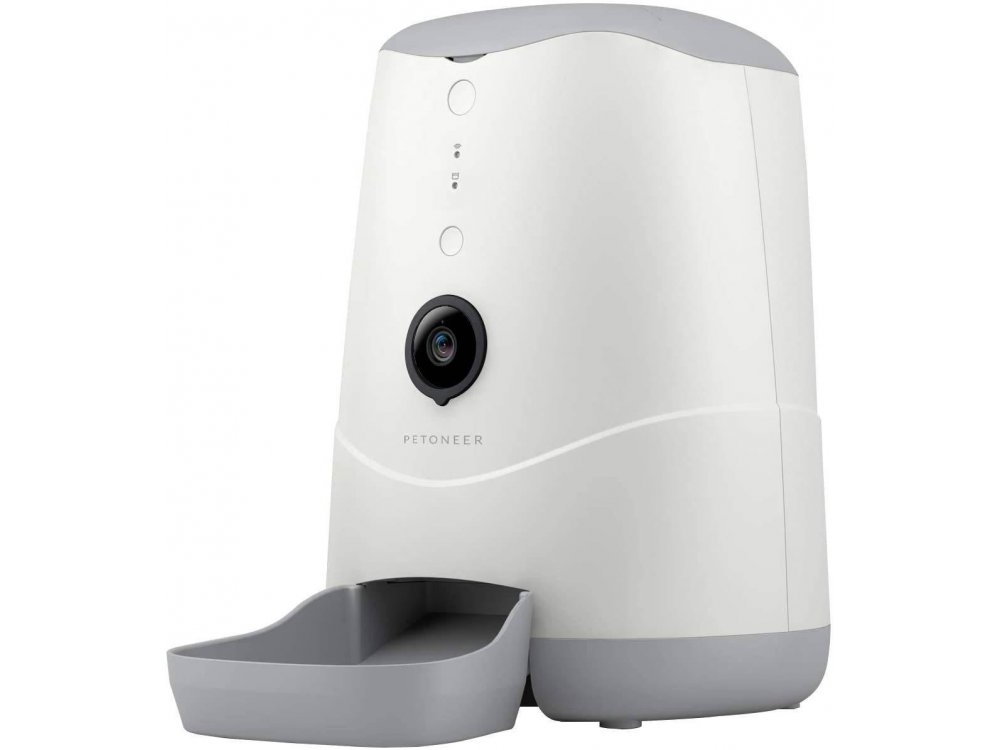 Petoneer Nutri Vision Smart Food Dispenser, Smart Home Feeder 3.7L with Camera & APP - FDW020