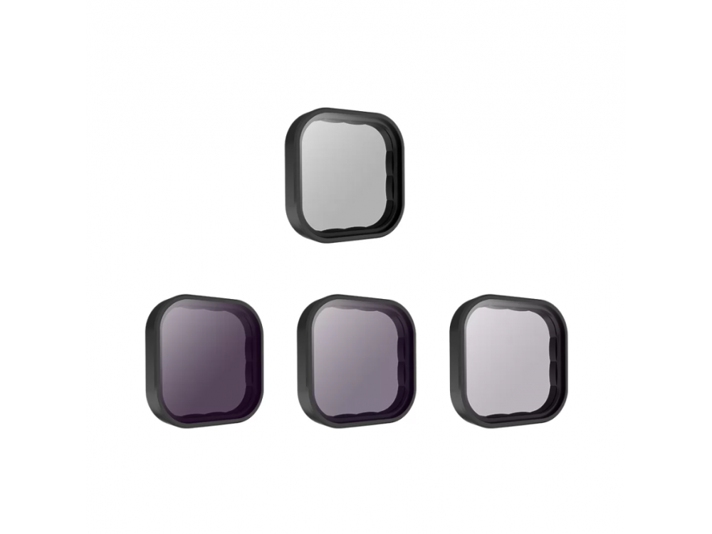 Telesin CPL + ND 8/16/32 Lens filter set for GoPro Hero 9, CPL & ND Filter set - GP-FLT-903