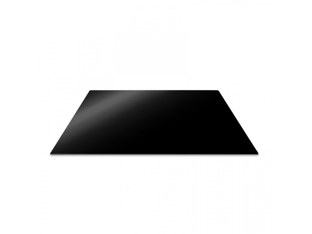 Pebbly Full Size Stovetop Saver, Induction Hob Protection Panel & Cutting Surface from Tempered Glass, Black