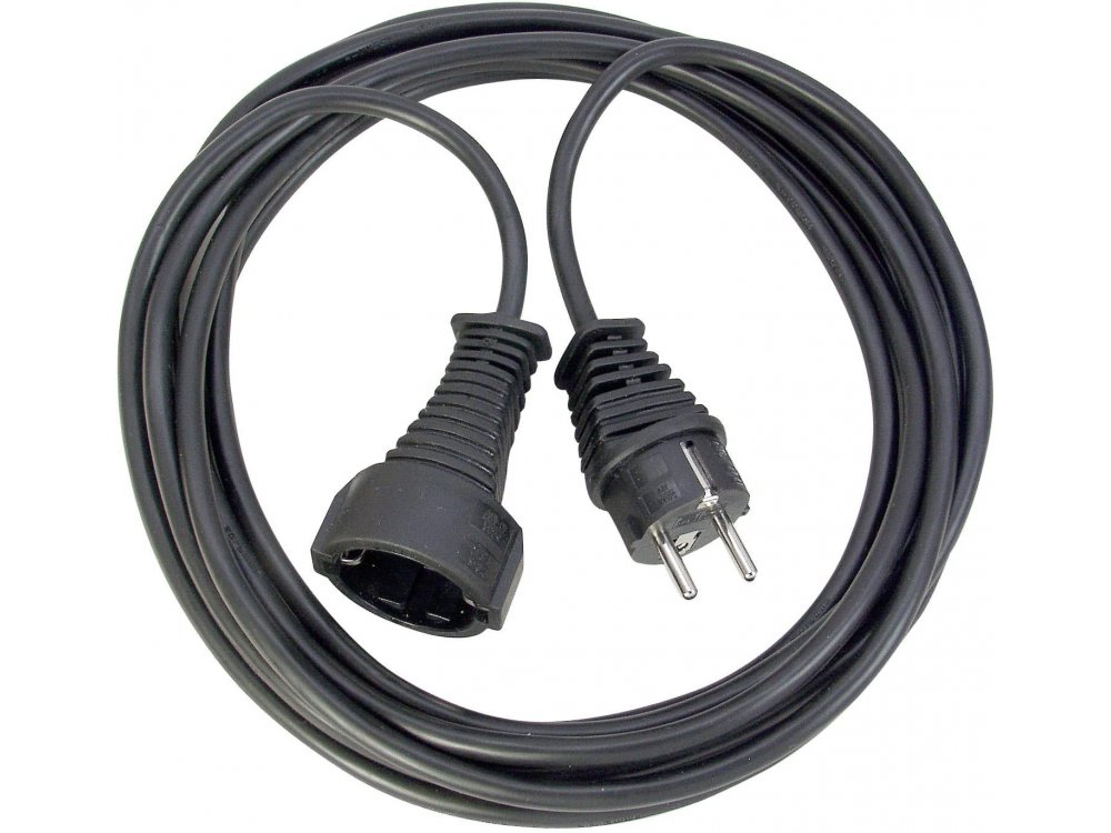Brennenstuhl Schuko PVC Extension 5m. Cable 3x1.5mm², black