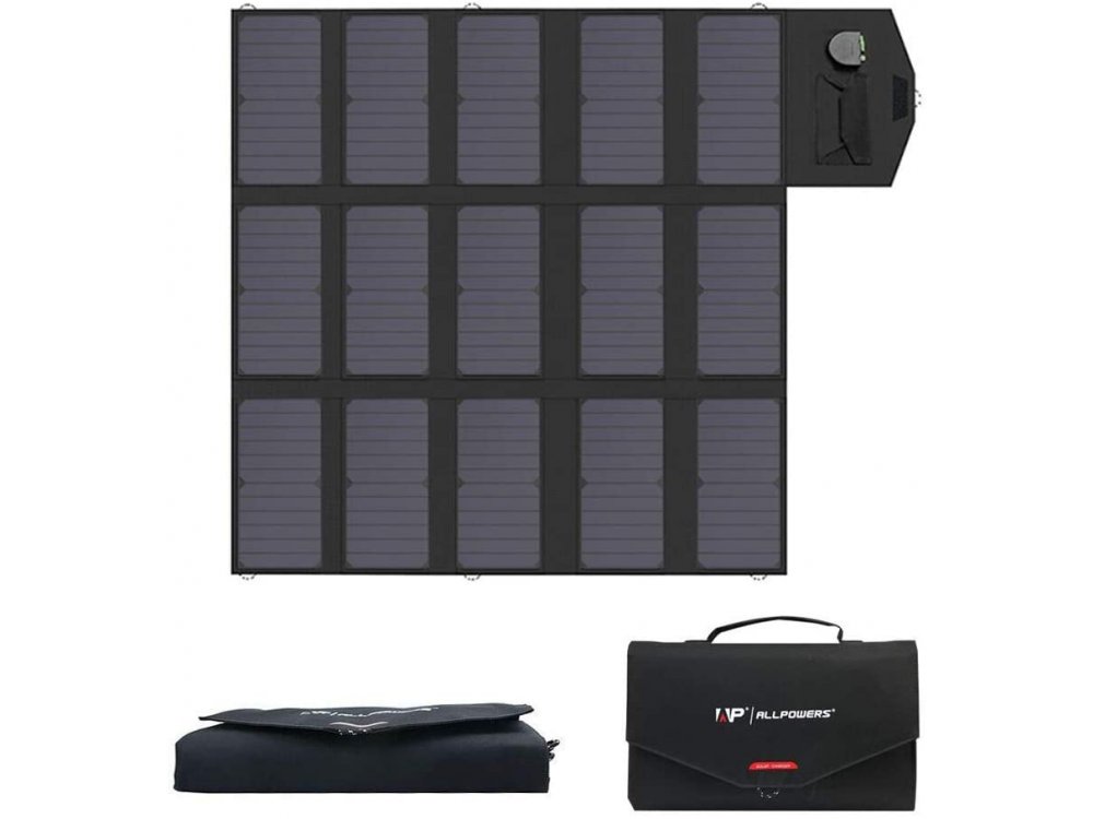 ALLPOWERS iSolar 100W Foldable Solar Charger, Ηλιακός Φορτιστής 2 Θυρών USB & 1 Θύρα 18V DC