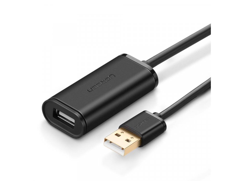 Ugreen USB 2.0 Active Repeater Cable 25μ. Καλώδιο Επέκτασης με Signal Amplifier, USB-A Extender - 10325