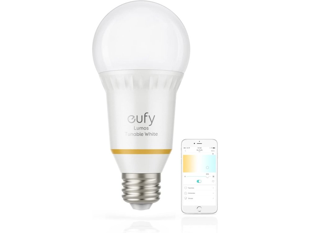 Anker Eufy Lumos Έξυπνη λάμπα LED, Tunable Λευκό 2700Κ-6500K, WiFi (Δε χρειάζεται Hub) 270°,  800 lumens - T1012V21