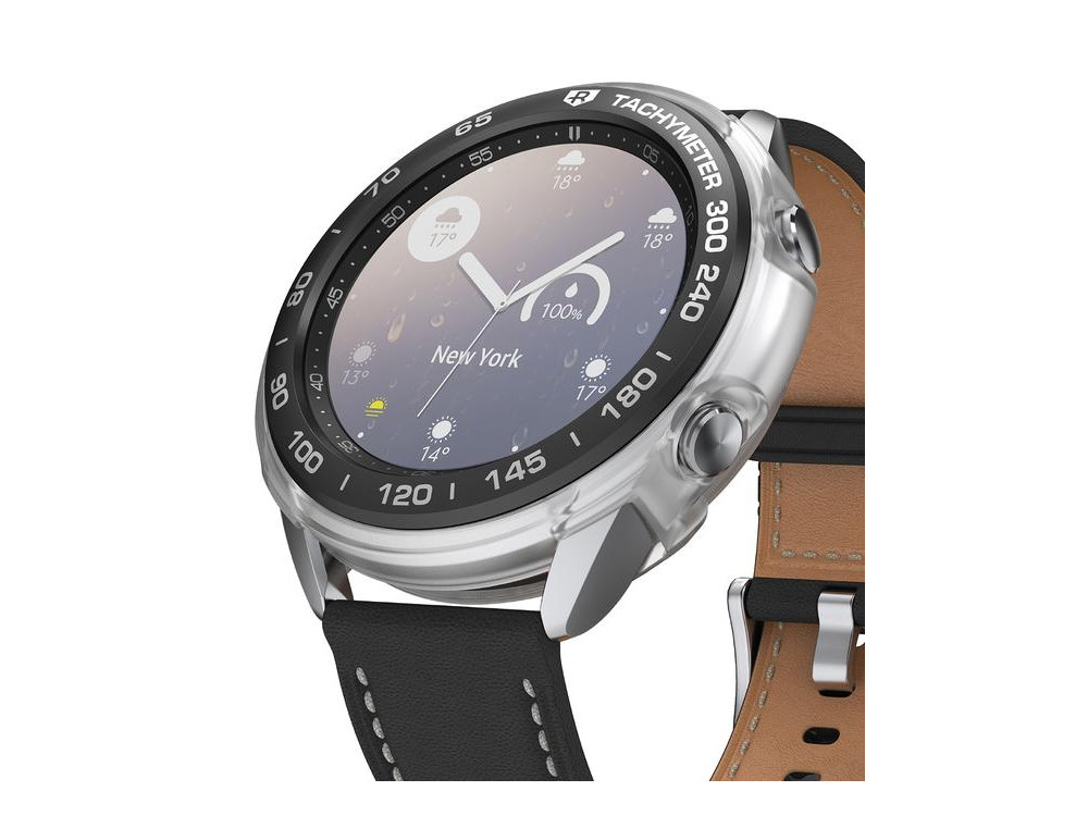 Ringke Galaxy Watch 3 41mm Air Sports + Bezel Styling Aluminum Combo Pack, Matte Clear