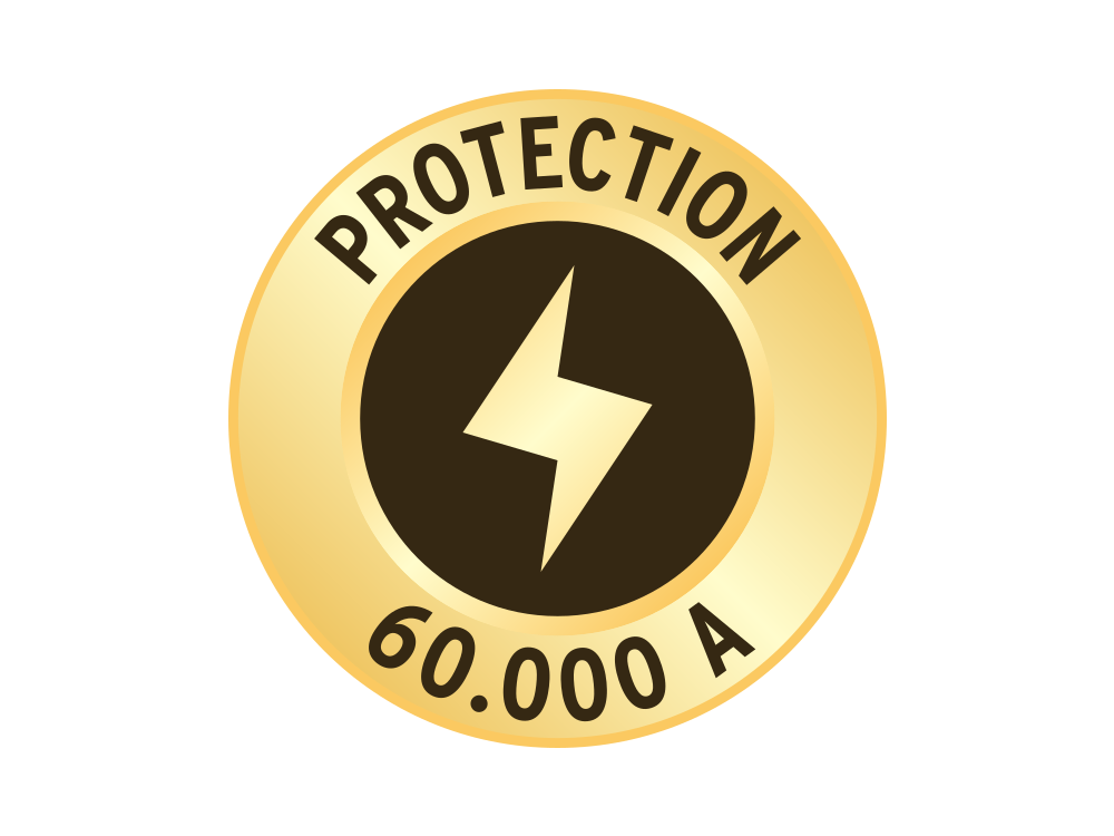 Brennenstuhl Premium-Protect 6-outlet Surge Protection Strip, Πολύπριζο & Προστατευτικό τάσης 60.000Α με διακόπτη & 3M Καλώδιο