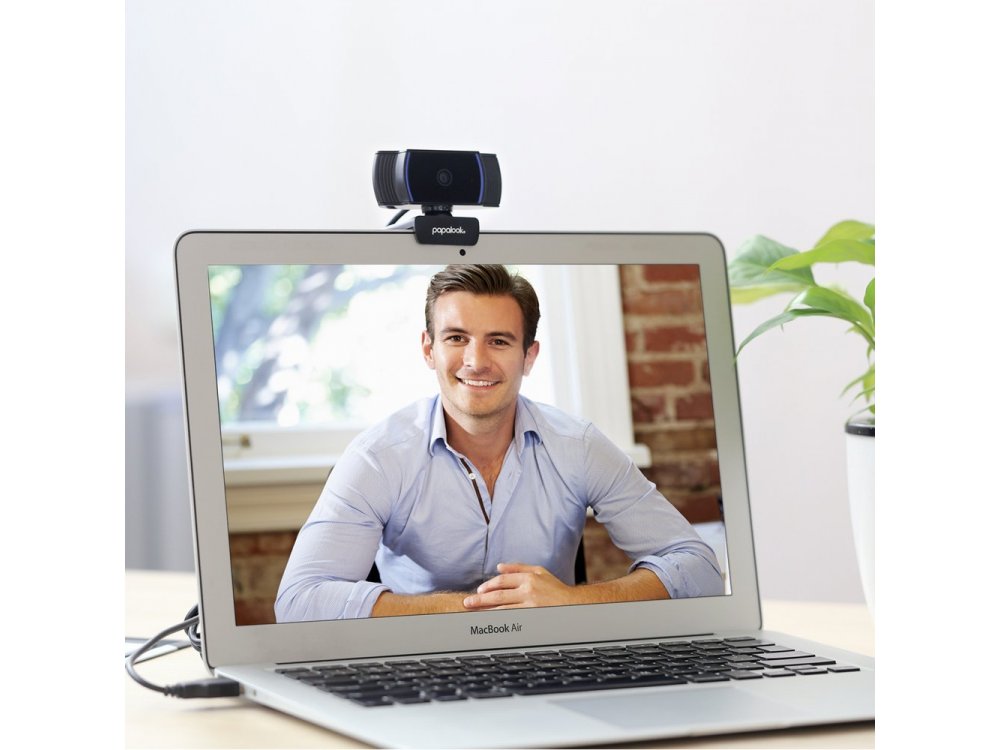 Papalook AF925 Full HD Webcam USB 1080p @ 30fps DSP Noise-Cancelling Microphone with Autofocus
