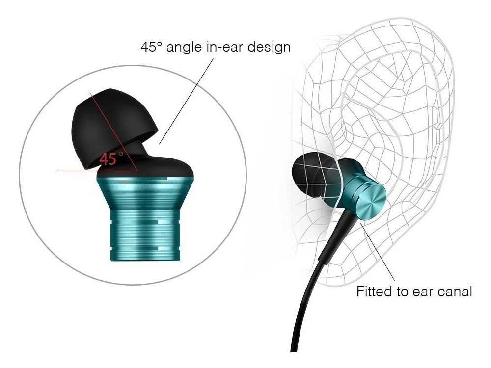 1MORE Piston Fit Ακουστικά In-ear Hands free με Noise Isolation, Phone Control & MEMS Mic, Blue