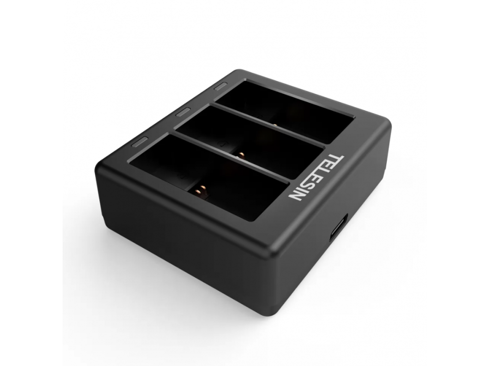 Telesin Φορτιστής μπαταριών GoPro Hero 9 Τριπλός - GP-BCG-902