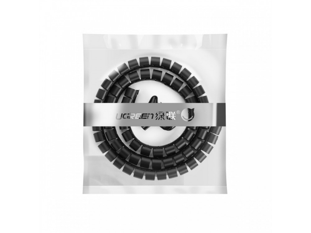 Ugreen Cable Spiral organizer 3m. Length & 25mm Diameter, Black