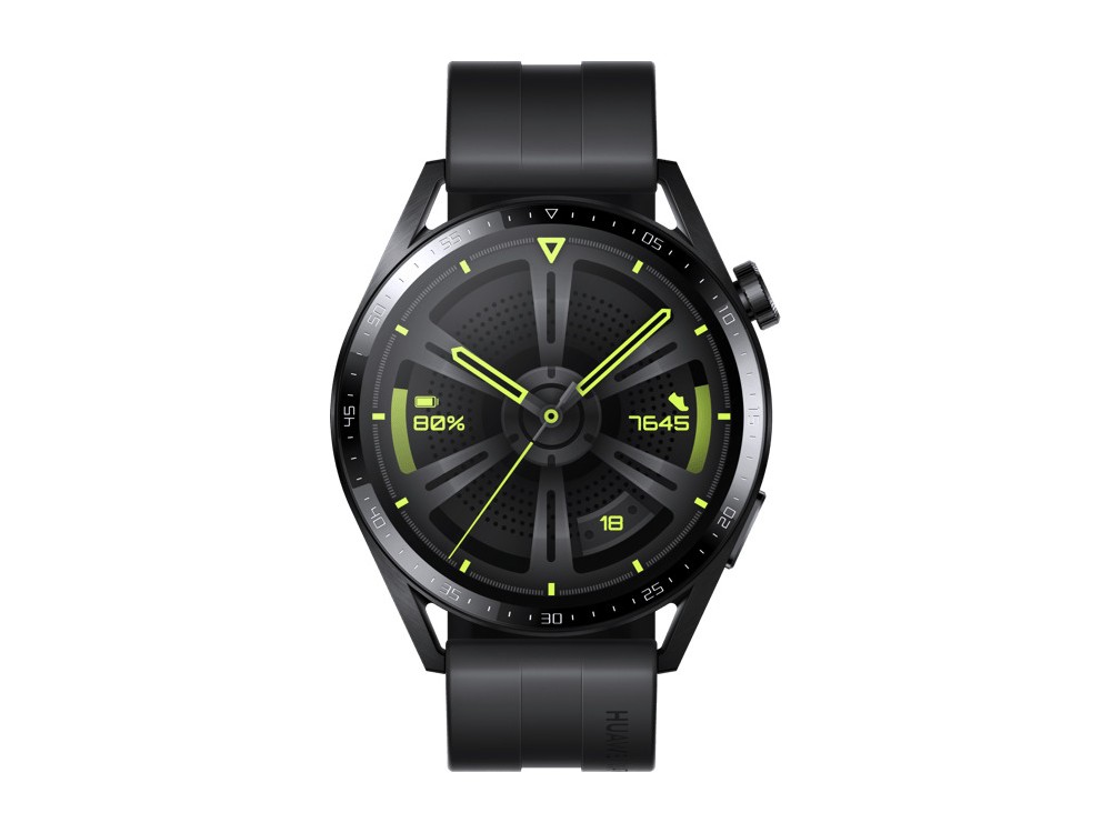 Huawei Watch GT 3 46mm Active, Smartwatch Αδιάβροχο με Παλμογράφο & Οθόνη AMOLED, Black