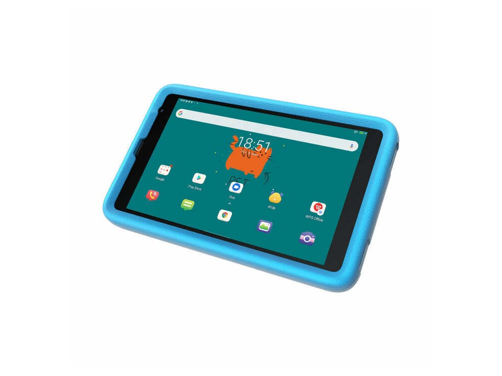 BlackView Tab 6 Kids Tablet 8", Quad Core 1.5GHz, 3GB Ram / 32GB Αποθηκευτικό Χώρο, με WiFi & 4G, Donut Blue