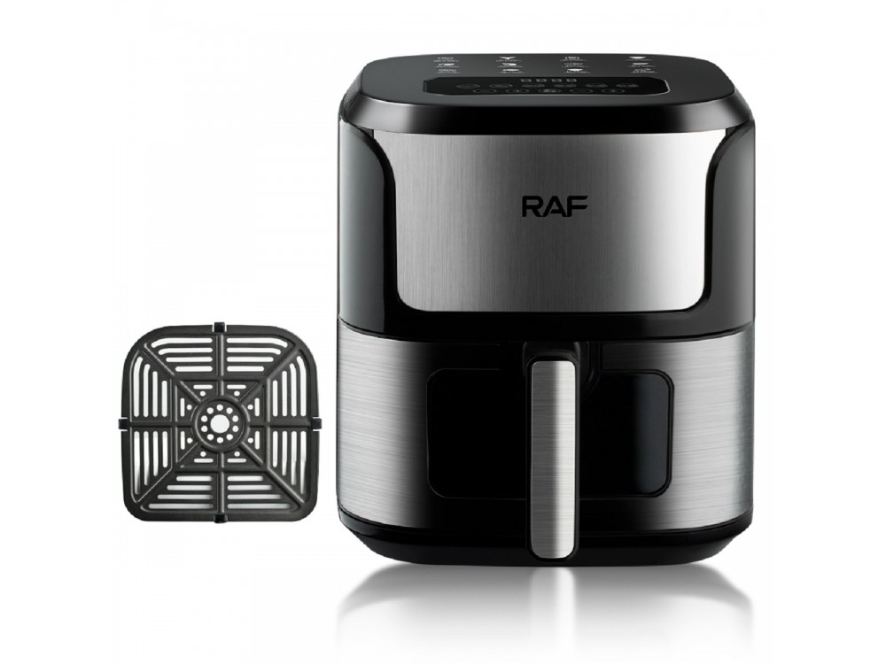 RAF R5328 Air Fryer, XXL Air Fryer for Healthy Cooking, with Cooking Control Glass, 1600W, 8 Preset Menus & Touch Panel